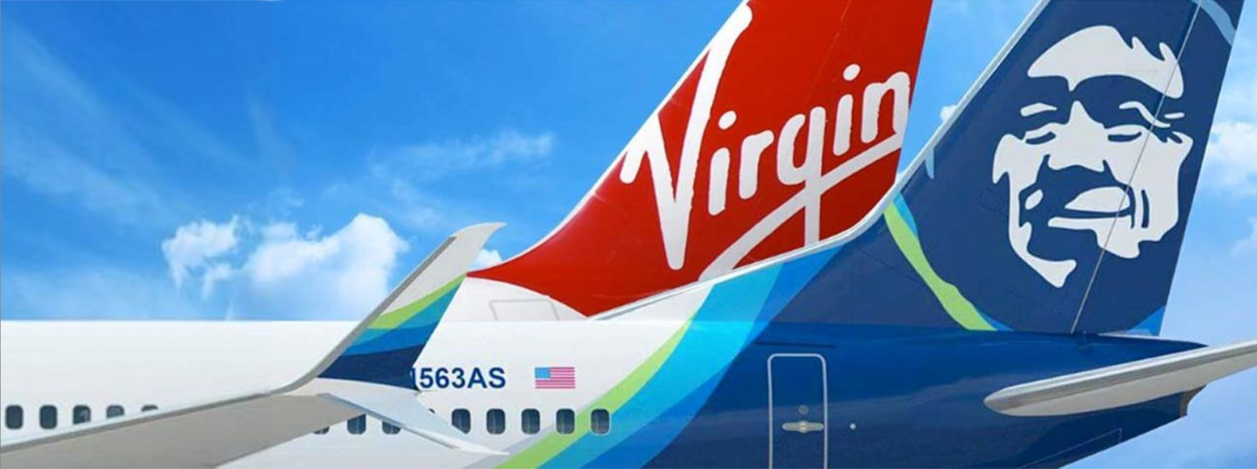 Alaska Airlines acquired Virgin America to become the 5th largest US Domestic Airline.